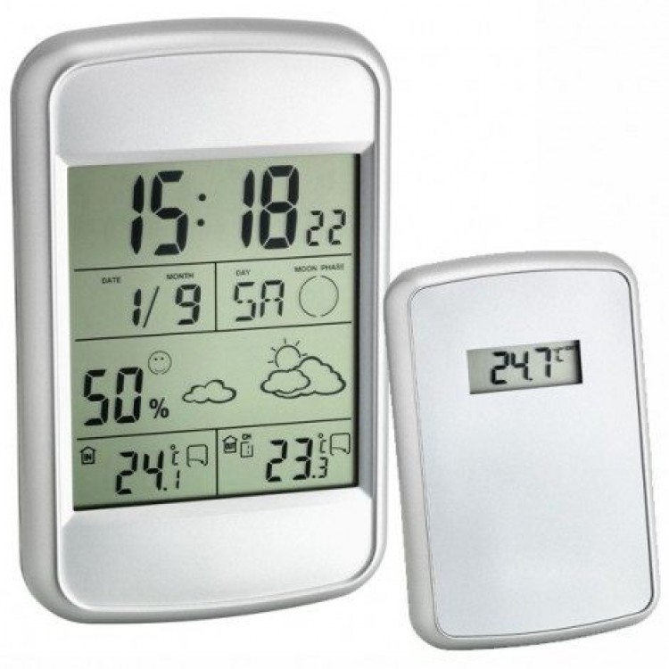 Tfa 35.1123 ´LOOK´ İç Sıcaklık ve Nem, Dış Sıcaklık Ölçer  Hava Tahminli