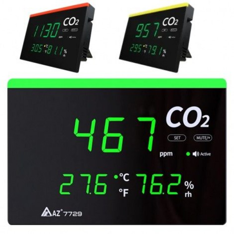 AZ 7729 Işıklı Display Ortam Hava Kalitesi Ölçer AZ 7729 Işıklı Display Ortam Hava Kalitesi Ölçer