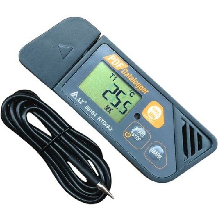 AZ 88164 Kablolu Sıcaklık Kayıt Cihazı | Soğuk Ölçümleri İçin -100°C AZ 88164 Kablolu Sıcaklık Kayıt Cihazı | Soğuk Ölçümleri İçin -100°C