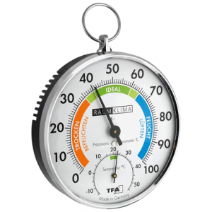 TFA 45.2027 ´RaumKlima´ İbreli Askılı Sıcaklık ve Nem Ölçer TFA 45.2027 ´RaumKlima´ İbreli Askılı Sıcaklık ve Nem Ölçer