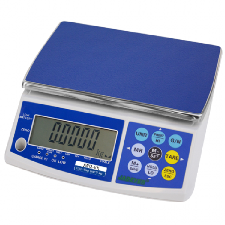 Jadever JWQ-6 Dijital Hassas Terazi - Hassasiyet: 0.2 gr. Max: 6 kg. Jadever JWQ-6 Dijital Hassas Terazi - Hassasiyet: 0.2 gr. Max: 6 kg.