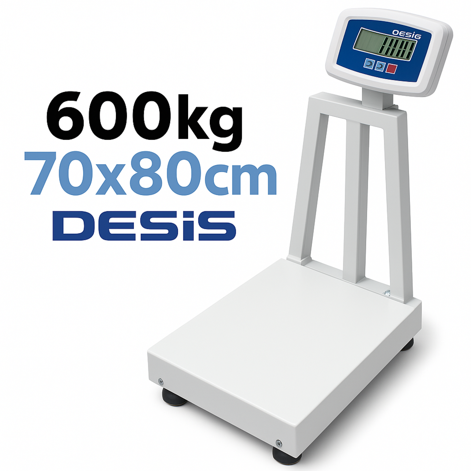 Desis B5 Elektronik Tartım Kantarı 600KG - 70x80CM