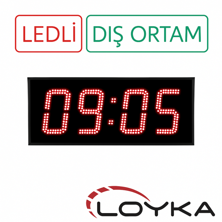 Loyka STN-154 Nem, Saat, Derece-15 cm yazı yüksekliği