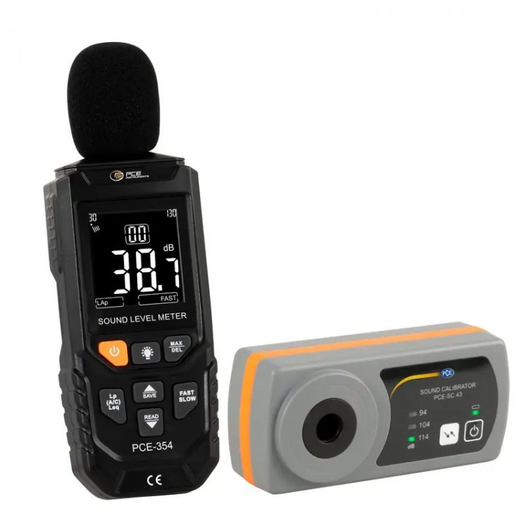 PCE DESİBELMETRE SES KALİBRATÖRÜ DAHİL | PCE-354-SC43 PCE DESİBELMETRE SES KALİBRATÖRÜ DAHİL | PCE-354-SC43