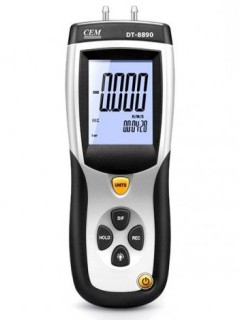 Cem DT8890 Manometre Fark Basınç Ölçer
