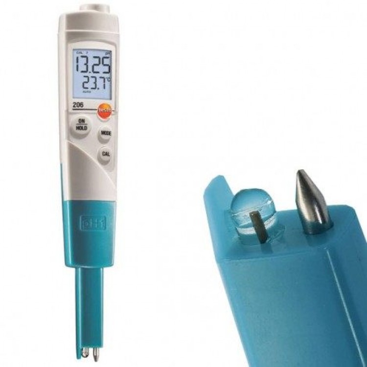Testo 206 pH1 PH ve Sıcaklık Ölçüm Cihazı (0563 2061)