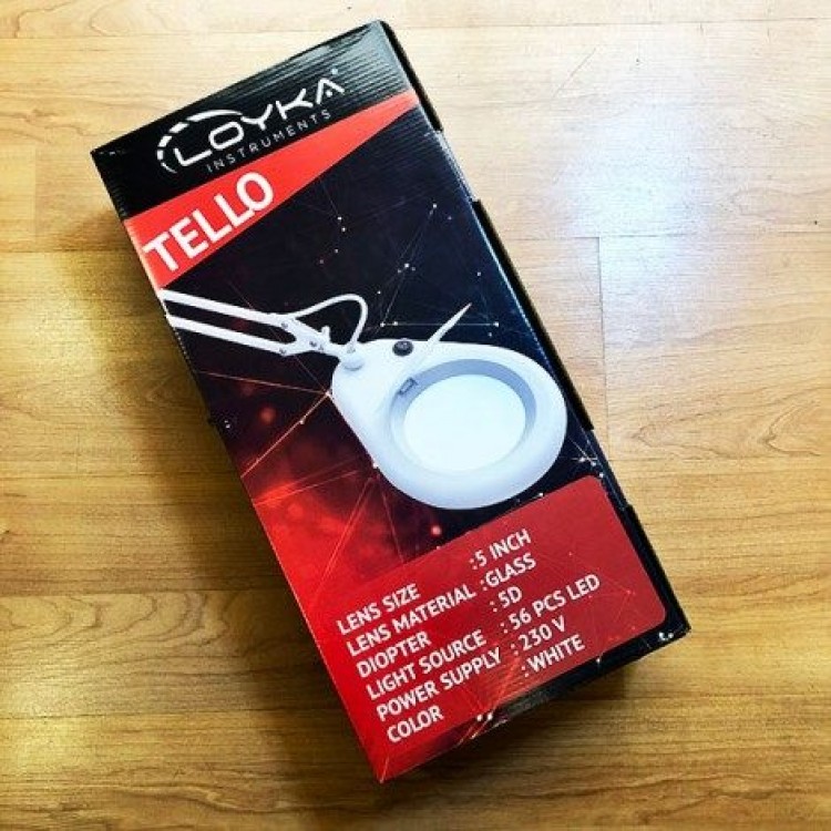 Tello Led Işıklı Masa Bağlantılı Büyüteç