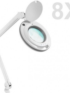 6017 Ayarlanabilir Led Işık Seviyeli Masaüstü Büyüteç (8X) 6017 Ayarlanabilir Led Işık Seviyeli Masaüstü Büyüteç (8X)