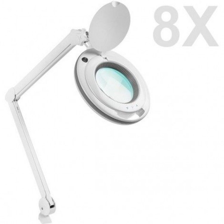 6017 Ayarlanabilir Led Işık Seviyeli Masaüstü Büyüteç (8X) 6017 Ayarlanabilir Led Işık Seviyeli Masaüstü Büyüteç (8X)
