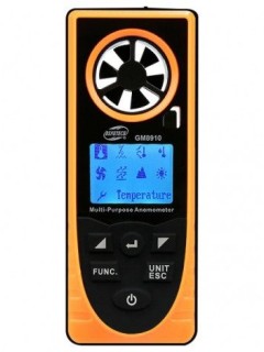 Benetech GM8910 Çok Fonksiyonlu Dijital Hava Hızı Ölçer