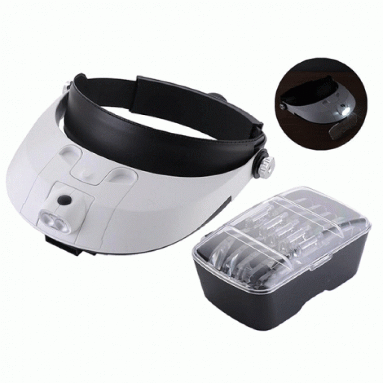 MG81001-G Led Işıklı Gözlük Kafa Büyüteci MG81001-G Led Işıklı Gözlük Kafa Büyüteci