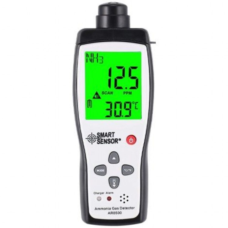 Smart Sensor AR8500 Amonyak NH3 Gaz Kaçak Dedektörü Smart Sensor AR8500 Amonyak NH3 Gaz Kaçak Dedektörü