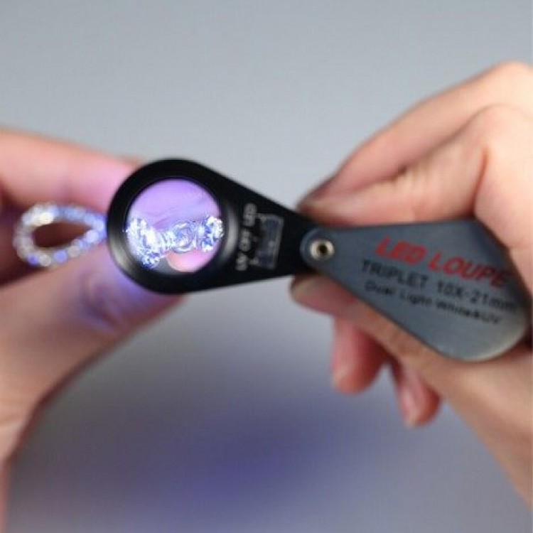 Triplet 10x Profesyonel Kuyumcu Lup Büyüteci̇