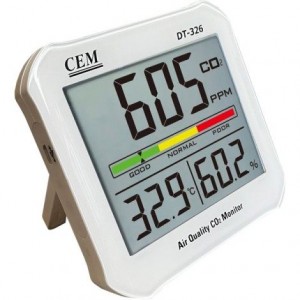 Cem DT-326 Hava Kalitesi ve Karbondioksit Ölçer Cem DT-326 Hava Kalitesi ve Karbondioksit Ölçer