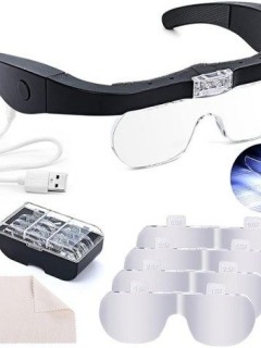 11537DC Şarj Edilebilir Ledli Gözlük Büyüteç 11537DC Şarj Edilebilir Ledli Gözlük Büyüteç