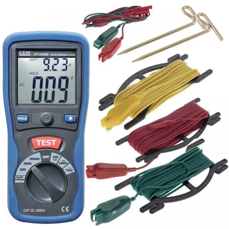 Cem DT-5300B Toprak Direnci Test Cihazı Cem DT-5300B Toprak Direnci Test Cihazı