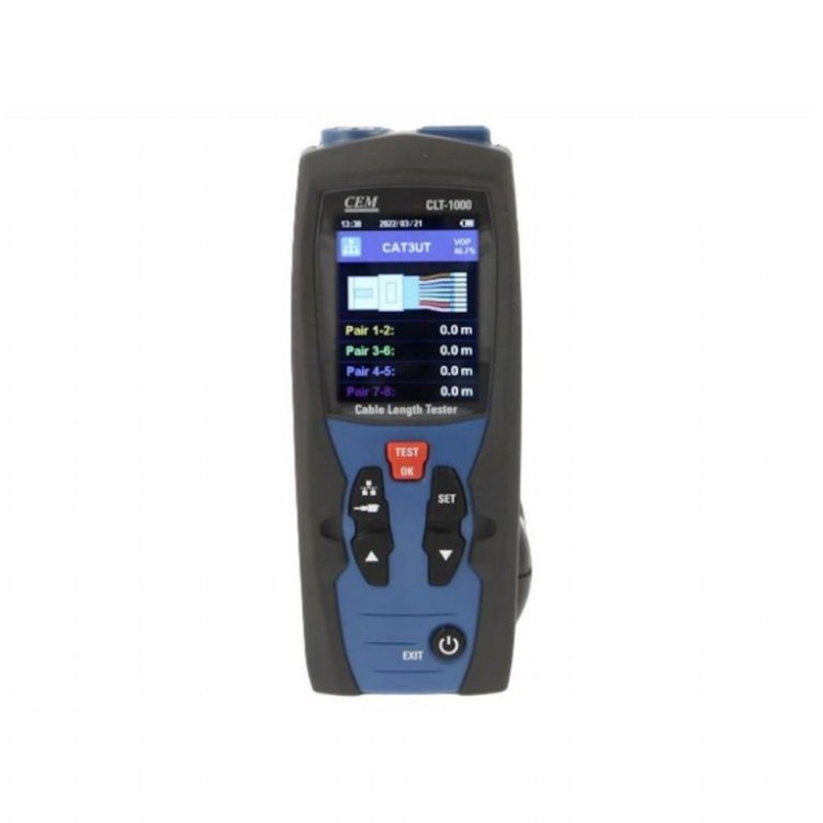 CEM CLT-1000 Kablo Uzunluğu Test Cihazı CEM CLT-1000 Kablo Uzunluğu Test Cihazı