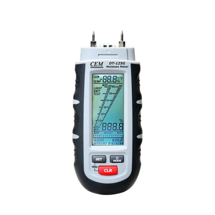 Cem DT-125G Çakmalı Tip Ahşap, Alçı, Beton Rutubet Ölçer Cem DT-125G Çakmalı Tip Ahşap, Alçı, Beton Rutubet Ölçer