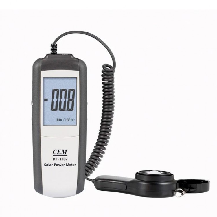 Cem DT-1307 Güneş Işık yoğunluğu Ölçer (Solarimetre) Cem DT-1307 Güneş Işık yoğunluğu Ölçer (Solarimetre)