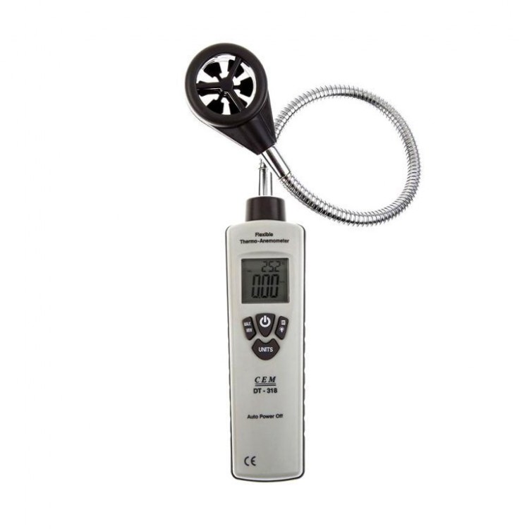 Cem DT-318B Esnek Termo Anemometre (Rüzgar Ölçer) Cem DT-318B Esnek Termo Anemometre (Rüzgar Ölçer)