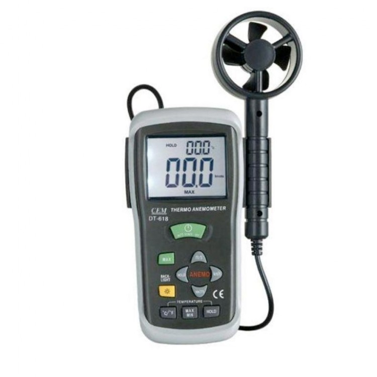 CEM DT-618 Rüzgar Hızı ve Sıcaklık Ölçer (Anemometre) CEM DT-618 Rüzgar Hızı ve Sıcaklık Ölçer (Anemometre)