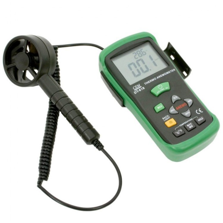 CEM DT-618 Rüzgar Hızı ve Sıcaklık Ölçer (Anemometre) CEM DT-618 Rüzgar Hızı ve Sıcaklık Ölçer (Anemometre)
