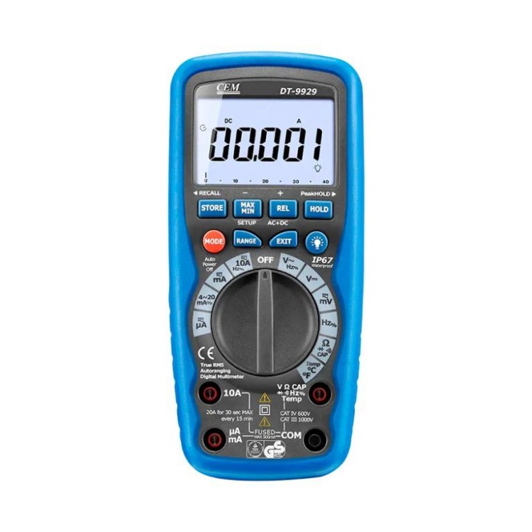 Cem DT-9929 Profesyonel T-RMS Endüstriyel Multimetre Cem DT-9929 Profesyonel T-RMS Endüstriyel Multimetre
