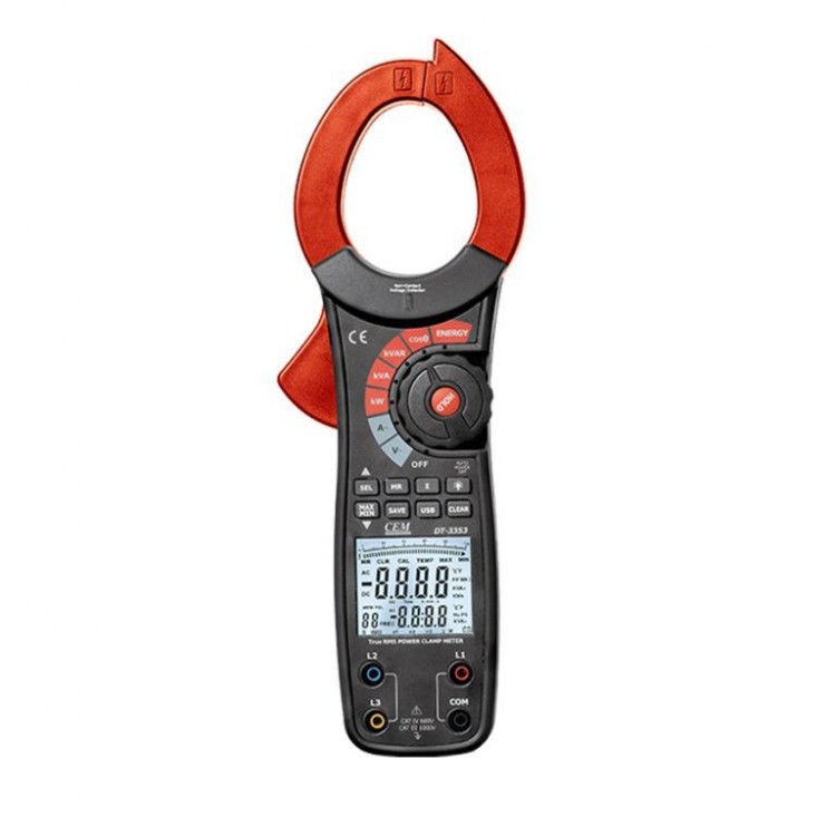 CEM DT-3353 AC TRMS Güç Pensampermetresi CEM DT-3353 AC TRMS Güç Pensampermetresi