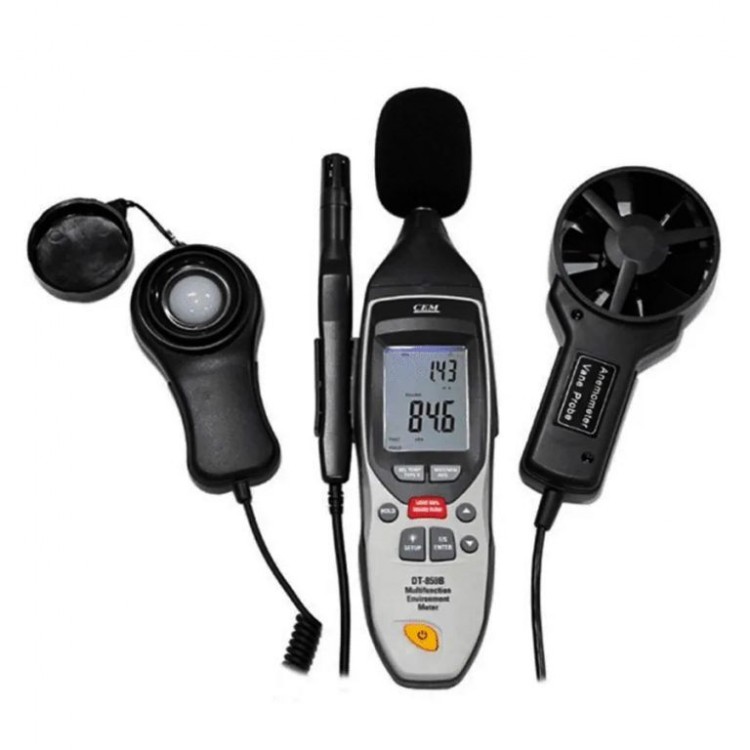 Cem DT-859B Profesyonel Multi-Fonksiyon Çevresel Ölçüm Cihazı Cem DT-859B Profesyonel Multi-Fonksiyon Çevresel Ölçüm Cihazı