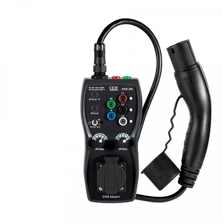 EVSE-200 Elektrikli Araç Şarj İstasyonu Test Cihazı EVSE-200 Elektrikli Araç Şarj İstasyonu Test Cihazı