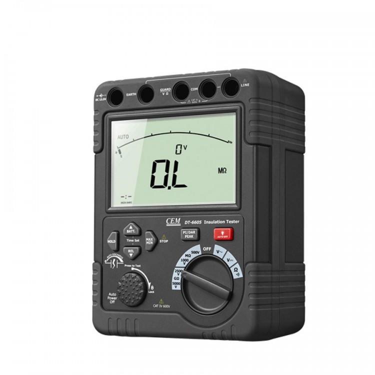 Cem DT-6605 İzolasyon Test Cihazı Cem DT-6605 İzolasyon Test Cihazı
