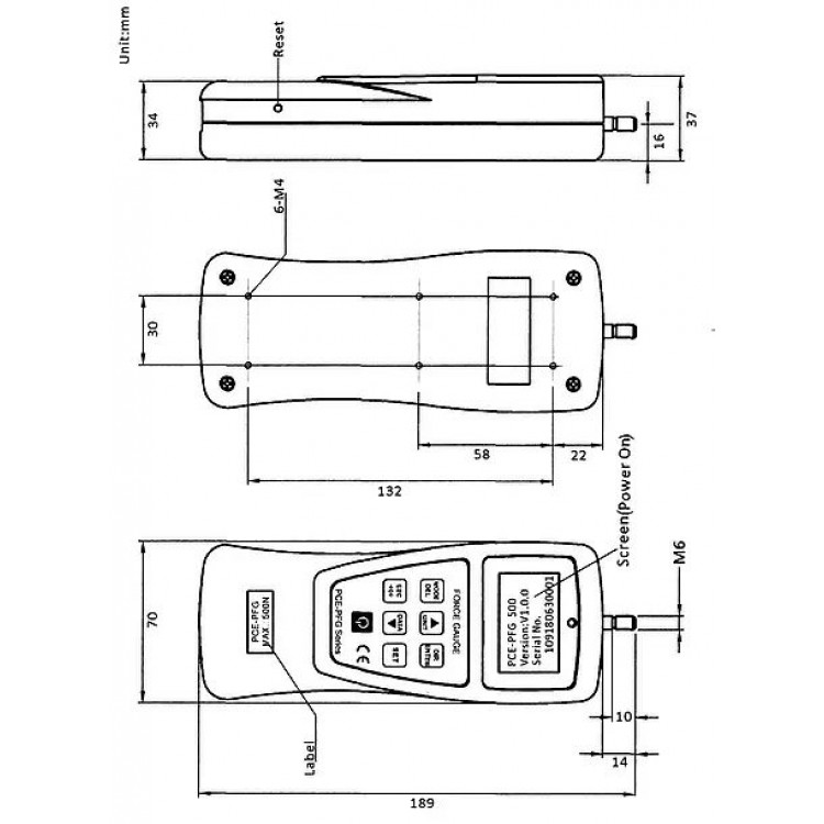 PCE DİNAMOMETRE | PCE-PFG 20
