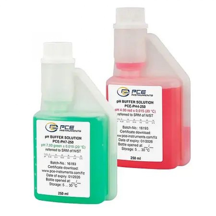 PCE KALİBRASYON ÇÖZELTİLERİ PH4+PH7 | PCE-PH47-500