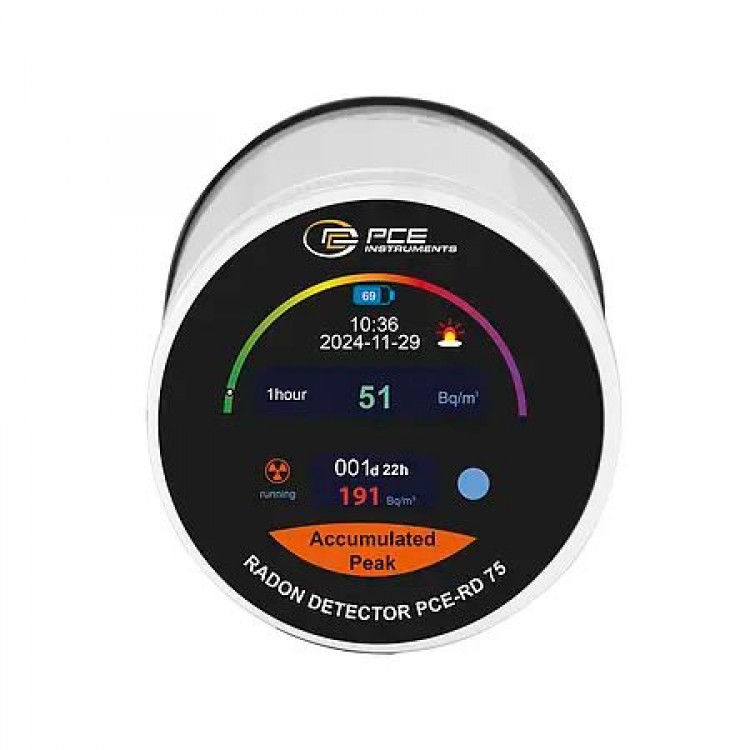 PCE RADON ÖLÇÜM CİHAZI | PCE-RD 75 PCE RADON ÖLÇÜM CİHAZI | PCE-RD 75