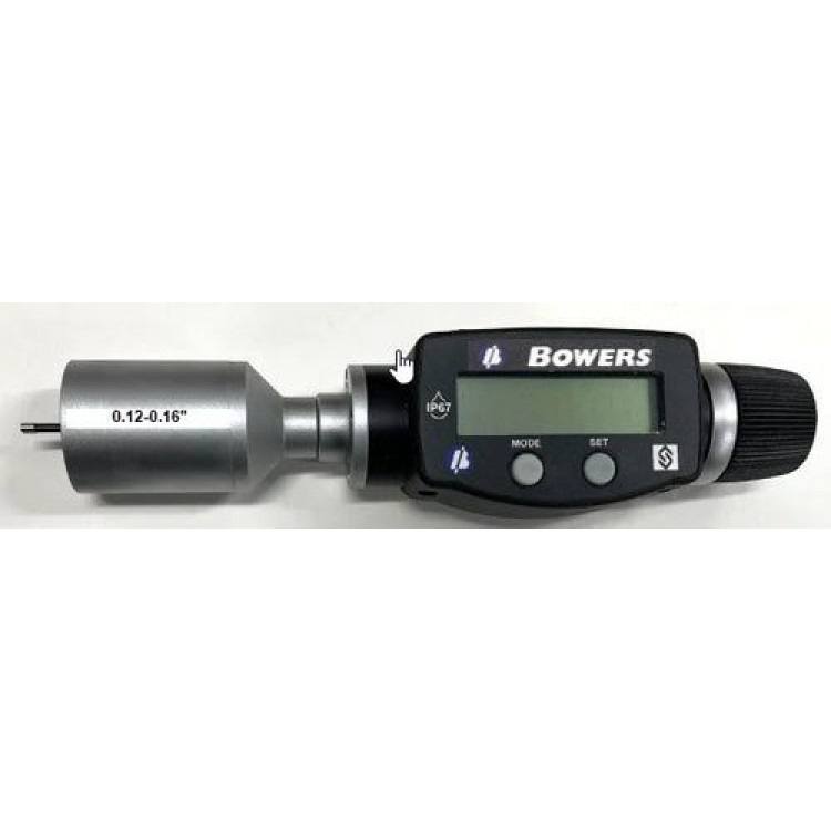BOWERS Dijital İç Çap Mikrometresi .12-.16"/3-4mm | XTD3i-BT BOWERS Dijital İç Çap Mikrometresi .12-.16"/3-4mm | XTD3i-BT