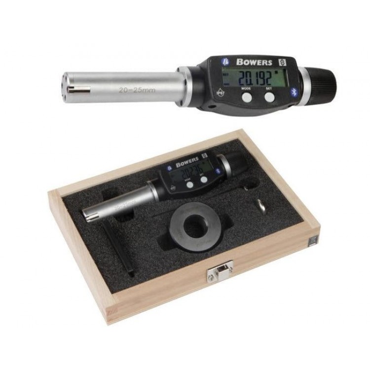 BOWERS Dijital Mikrometre 20-25mm | XTD20M-BT BOWERS Dijital Mikrometre 20-25mm | XTD20M-BT