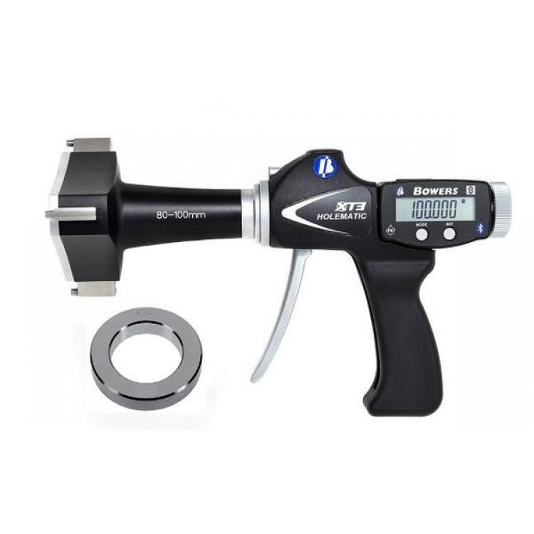 BOWERS Dijital Tabanca Tipi İç Çap Mikrometresi 80-100mm /3.25-4" | XTH80M-BT