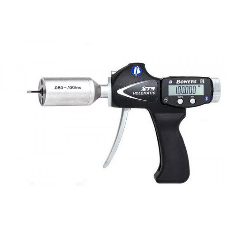 BOWERS Dijital Tabanca Tipi İç Çap Mikrometresi 2-2,5 mm/.08-.1" | XTH1M-BT