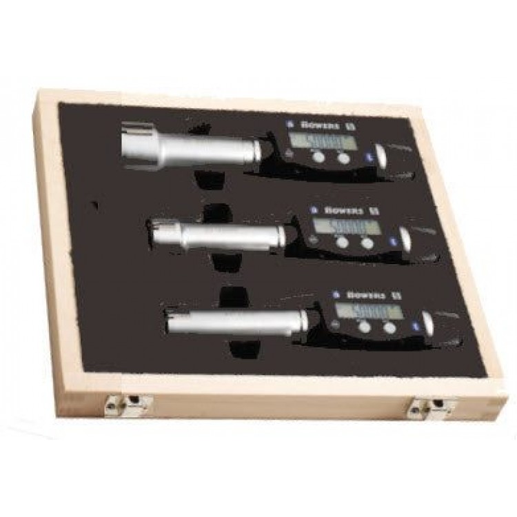 BOWERS Dijital Üç Nokta Temaslı İç Çap Mikrometre Seti 20-50mm | SXTD5U-BT