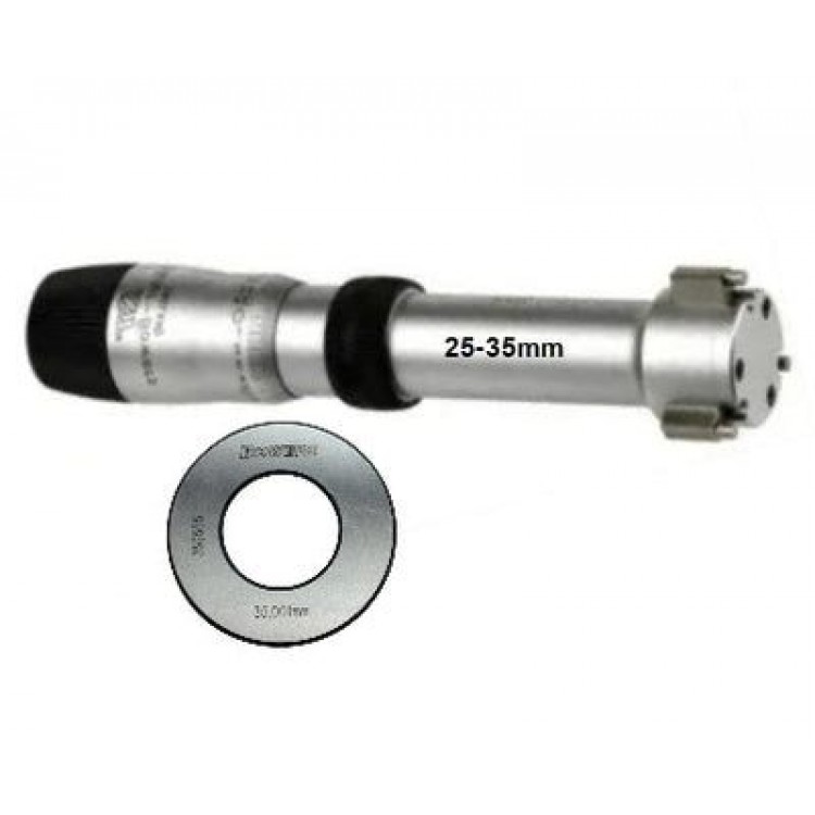 BOWERS MXTA Mekanik 3 Nokta Temaslı İç Çap Mikrometresi 25-35mm | XTA25M