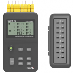 Huato S220-T8 Taşınabilir K Tipi Termokupl Okuyucu | 8 Kanallı Huato S220-T8 Taşınabilir K Tipi Termokupl Okuyucu | 8 Kanallı