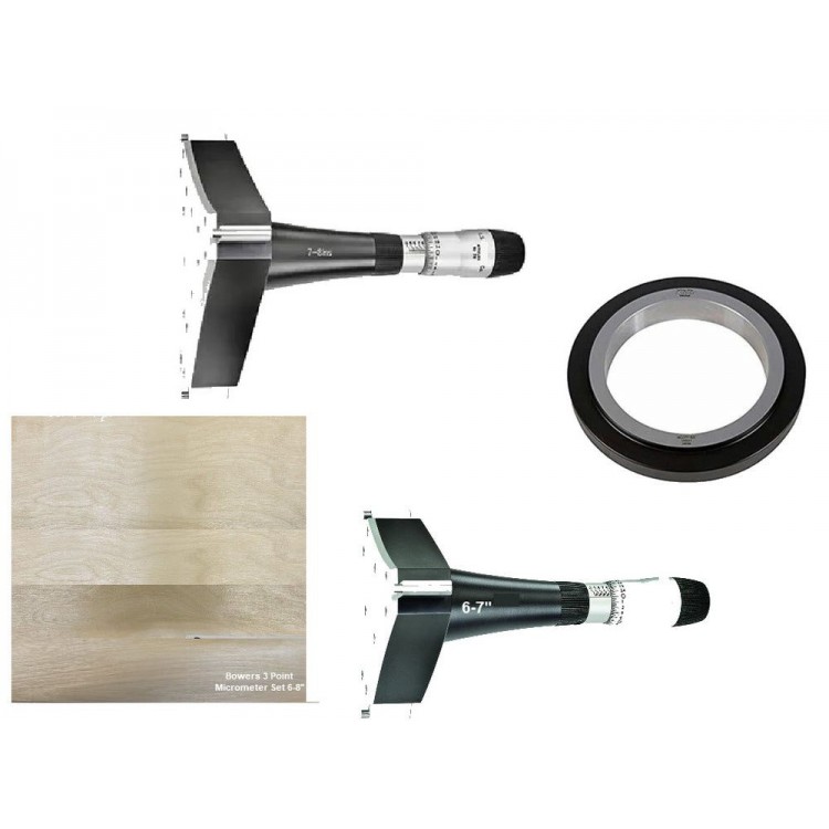 BOWERS MXTA Mekanik 3 Nokta Temaslı İç Çap Mikrometresi 6-8" | SXTA8i