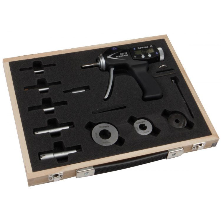 BOWERS Dijital Tabanca Tipi 3 Nokta Temaslı İç Çap Mikrometre Seti 6-20mm | SXTH10M-BT