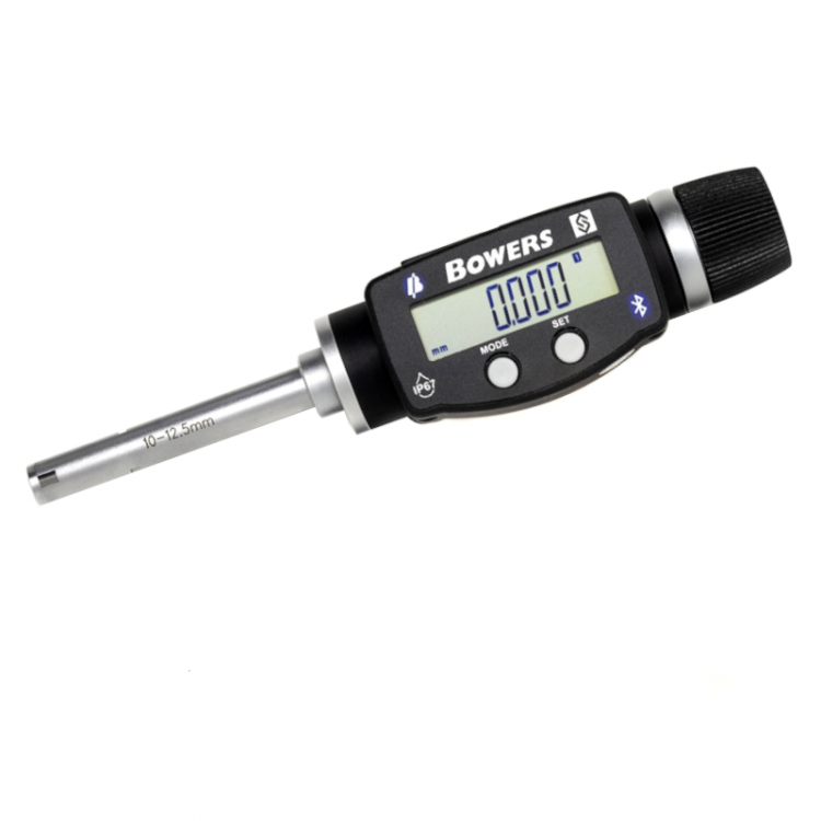 BOWERS Dijital Mikrometre 10-12.5MMmm (Ayar Halkası Hariç) | XTD10W-BT