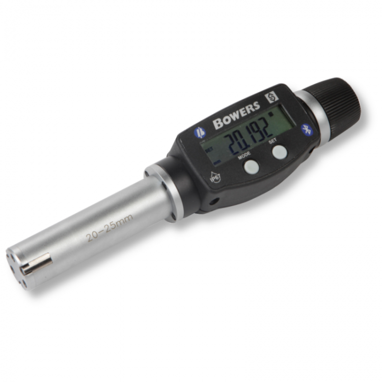 BOWERS Dijital Mikrometre 20-25mm (Ayar Halkası Hariç) | XTD20W-BT