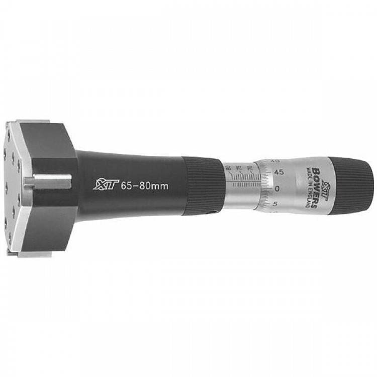 BOWERS MXTA Mekanik 3 Nokta Temaslı İç Çap Mikrometresi 65-80mm (Halka Hariç) | XTA65W