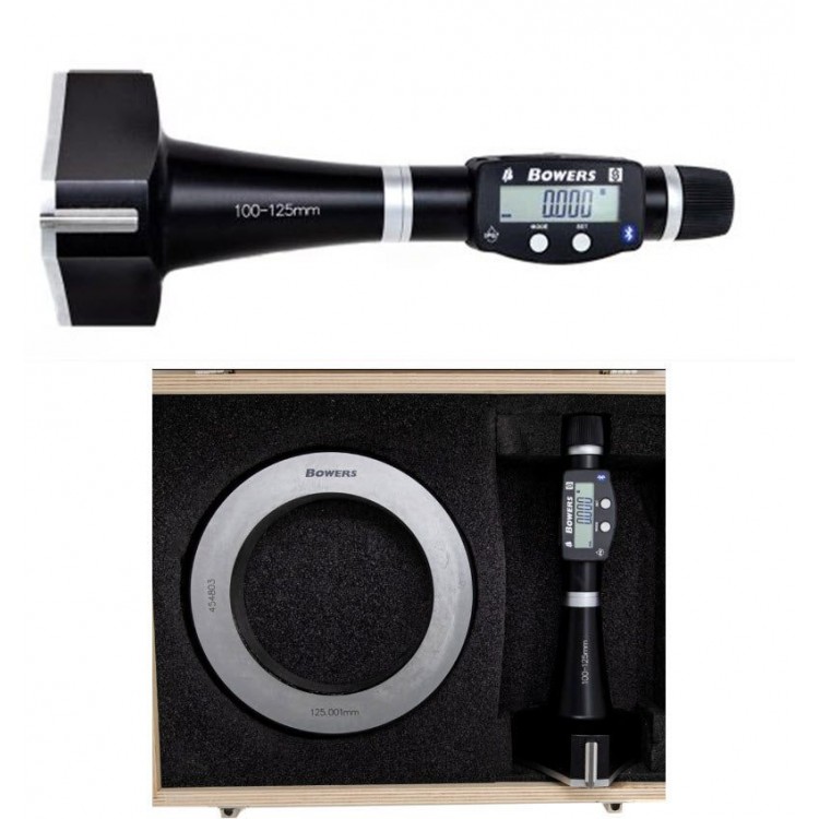 BOWERS Dijital Mikrometre 100-125mm | XTD100M-BT BOWERS Dijital Mikrometre 100-125mm | XTD100M-BT