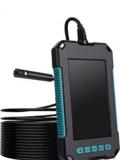 Ekranlı ve Çift Kameralı Endoskop Kamera 10m