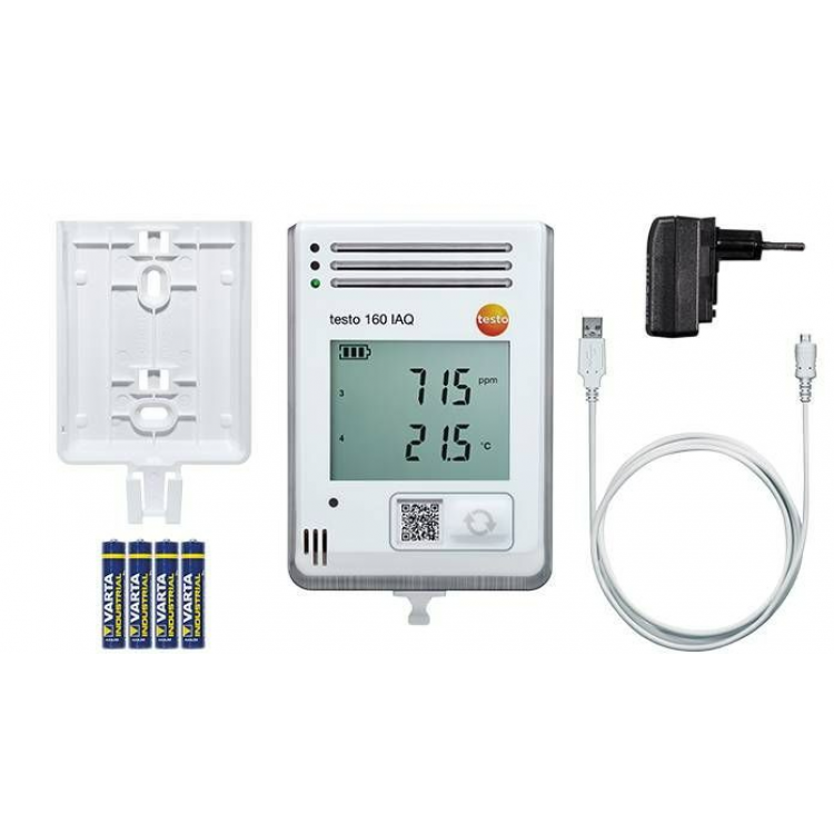 Testo Karbondioksit Sıcaklık ve Nem Kayıt Cihazı  | Testo 160 IAQ