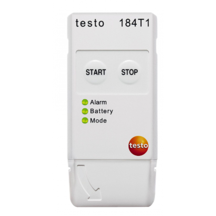 Testo 184-T1 Nakliye Araçları İçin "Tek Kullanımlık" Isı Kayıt Cihazı